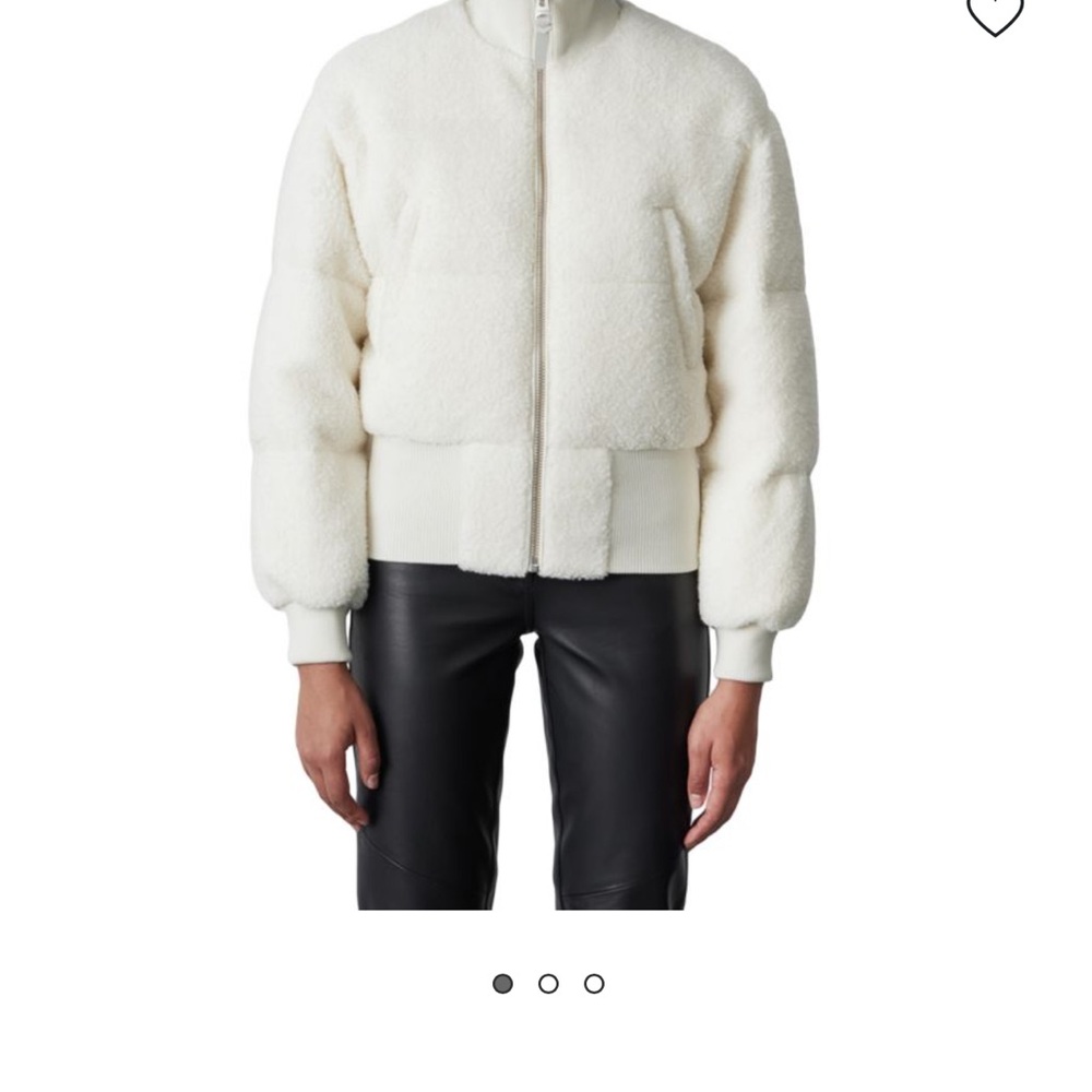 Women's Mackage White Puffer Jacket